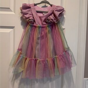 American Girl Pink Sparkle Party Dress